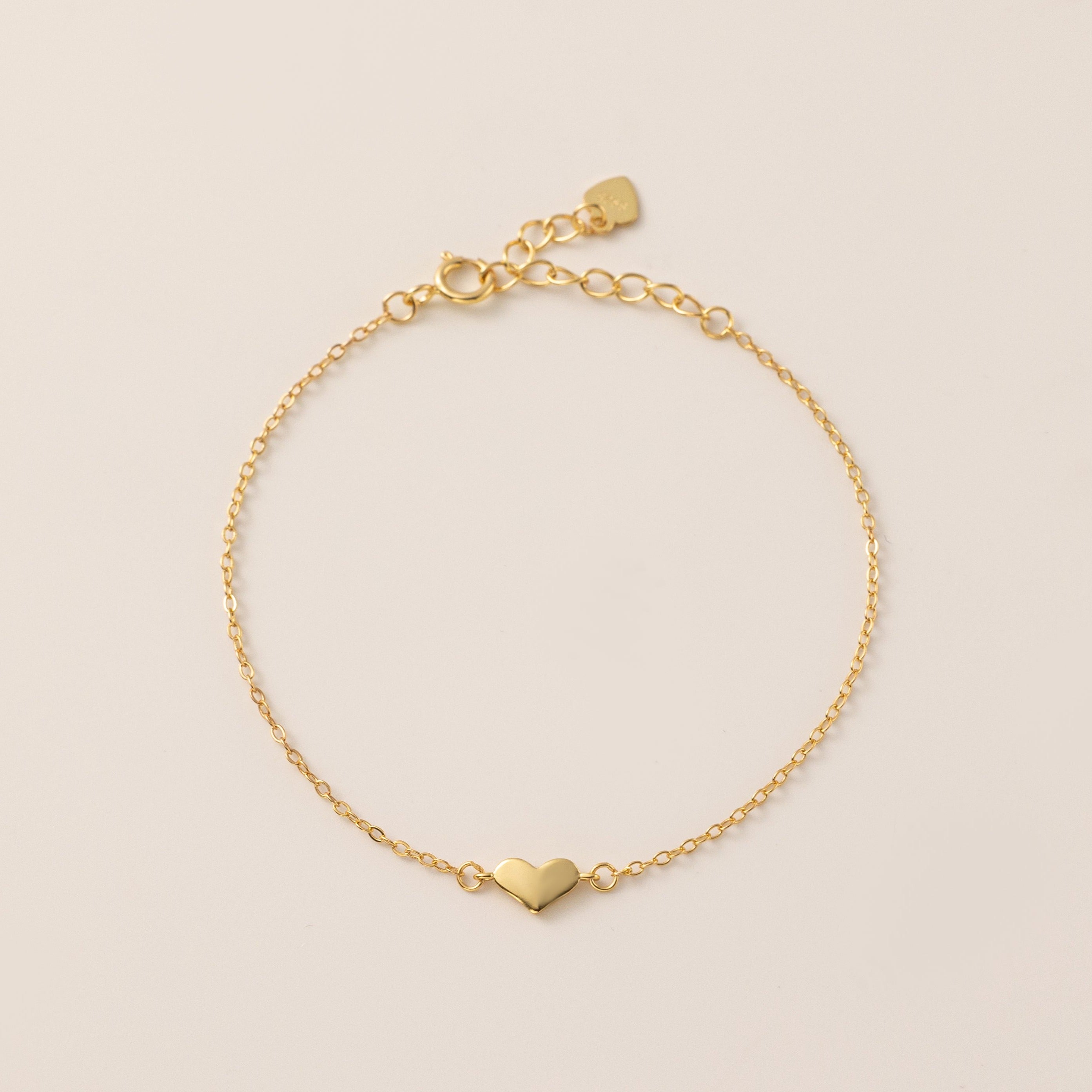 STMG Tiny Sweet Heart Bracelet in gold