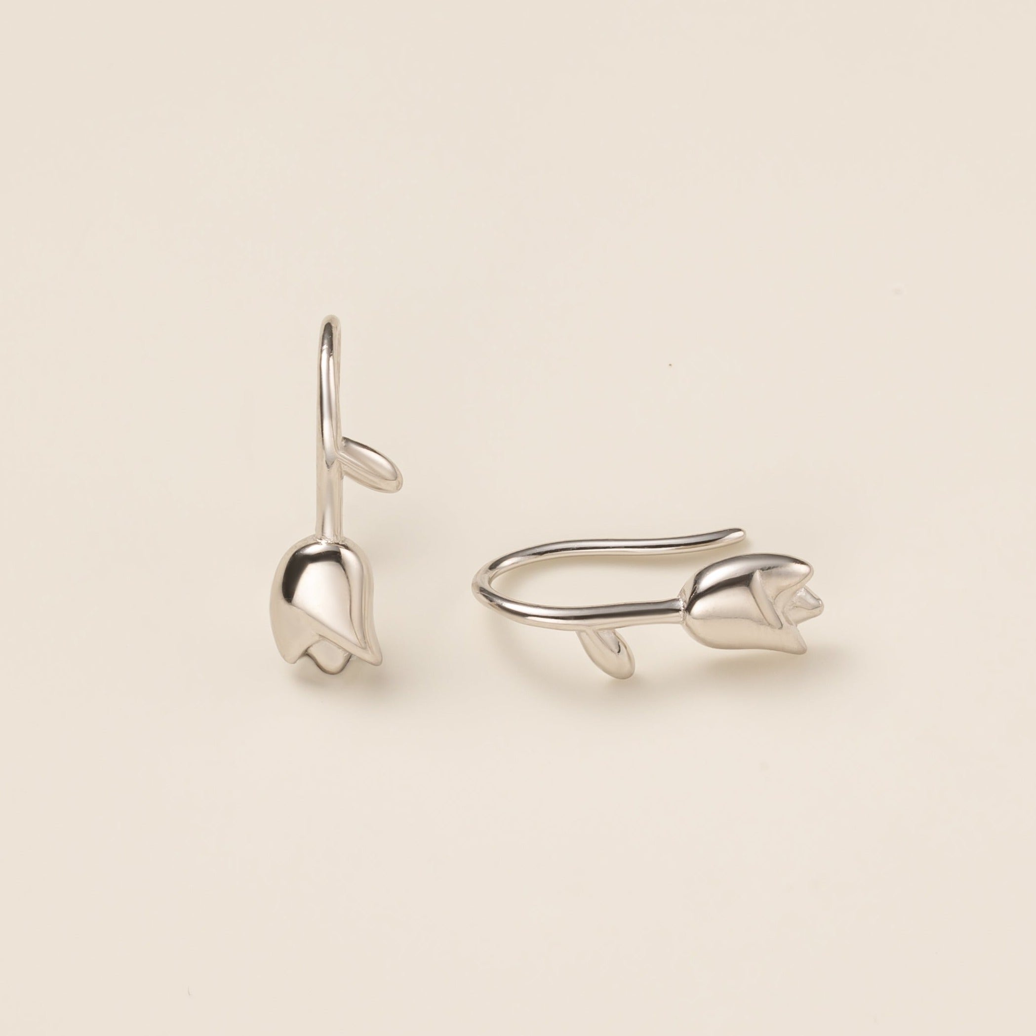 STMG Tiny Tulip Hook Earrings