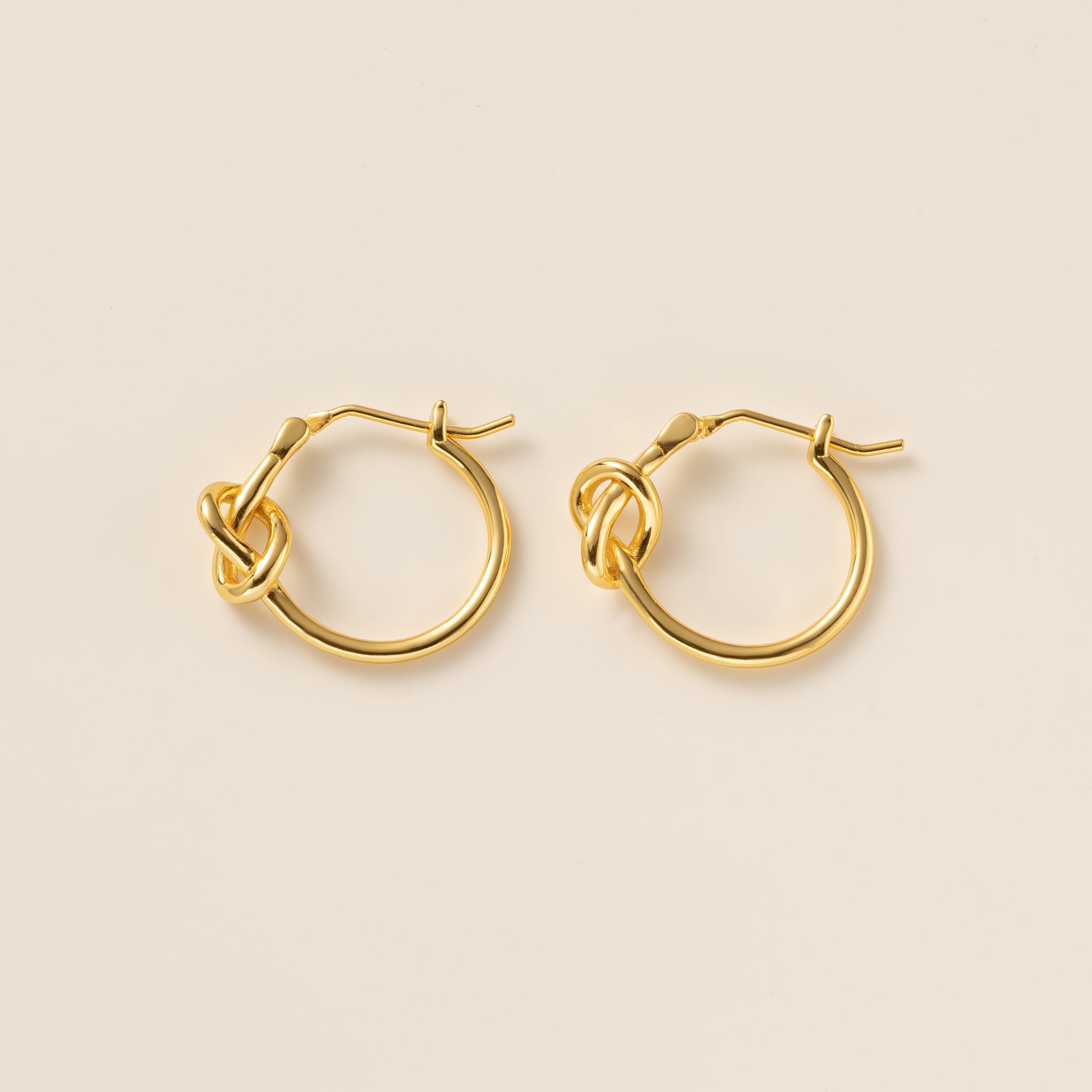 STMG Minimalist Bowknot Hoops