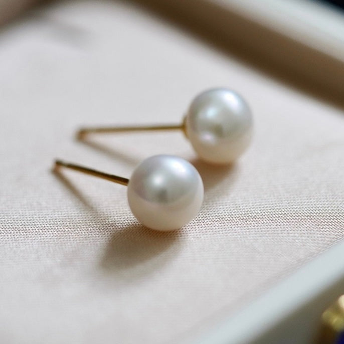 STMG Natural Pearl Dangle Earrings 