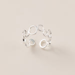 STMG Irregular Oval Adjustable Ring