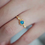 STMG Sun Adjustable Ring on finger