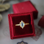 STMG Moonstone Adjustable Ring